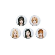 This collectible can badge features exclusive member visuals from the PUREFLOW collection.