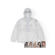 Designed as part of the PUREFLOW collection, this lightweight wind jacket combines everyday functionality with exclusive LE SSERAFIM design elements.