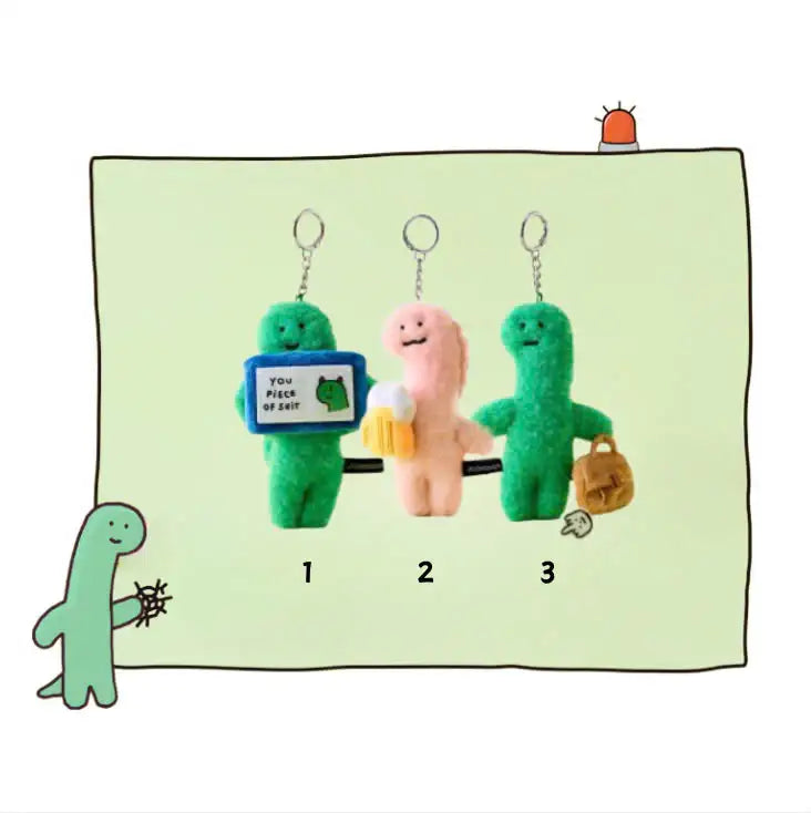 Line Friends - Plush Keyring - Line Friends - plush keyring - Harumio