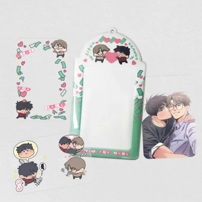 Love For Sale - Photocard Holder Package - Official W - Acrylic Stand - Harumio