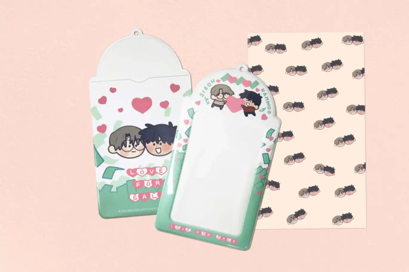 Love For Sale - Photocard Holder Package - Official W - Acrylic Stand - Harumio