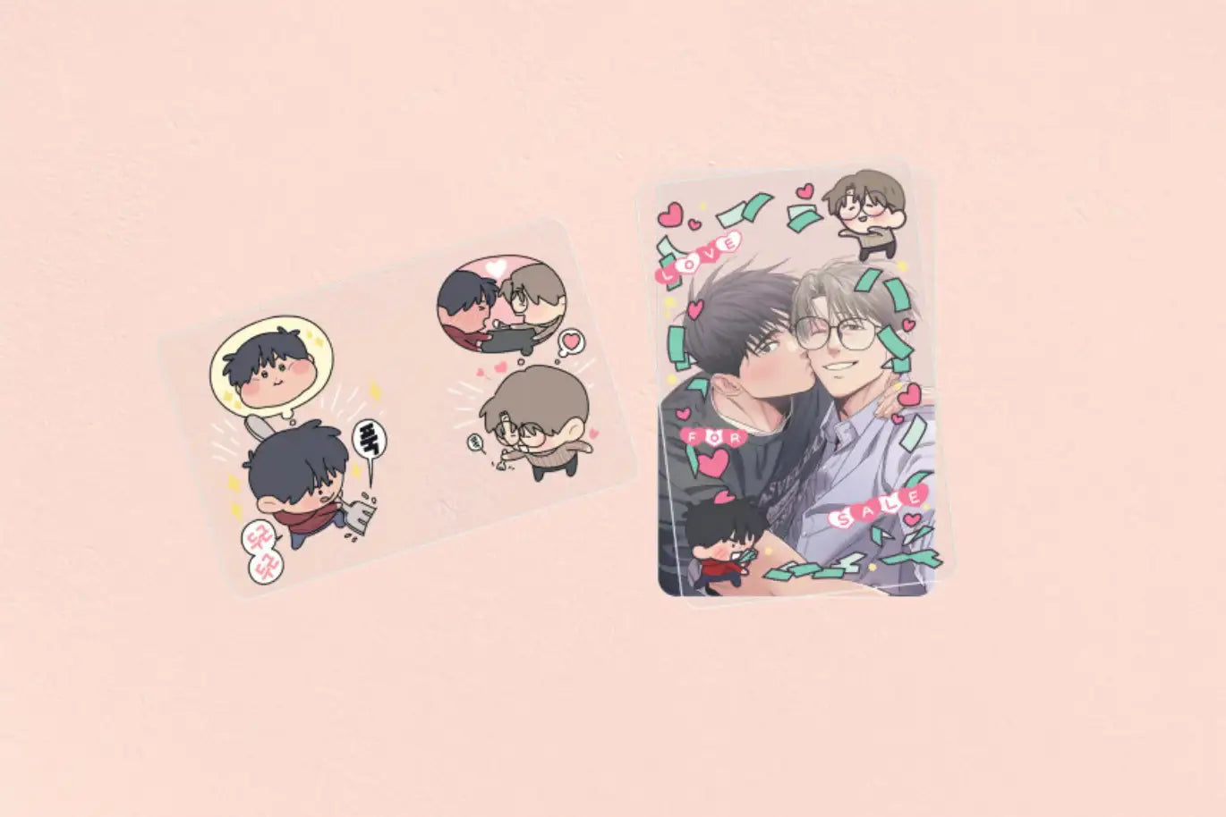 Love For Sale - Photocard Holder Package - Official W - Acrylic Stand - Harumio