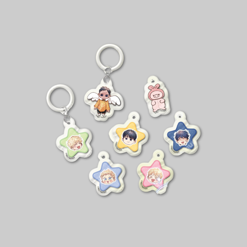 Enjoy the excitement of a surprise collectible with the official Love is an Illusion! Superstar x Toonique – Acrylic Charm (Random).