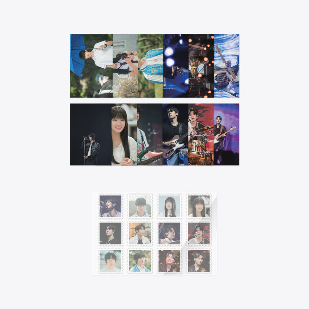 Lovely Runner - Postcard & Stamp Sticker Set