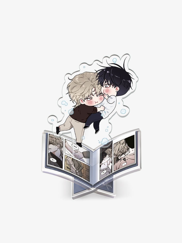Add a unique display piece to your collection with the Low Tide in Twilight - Mini Pop-Up Book Acrylic Stand.