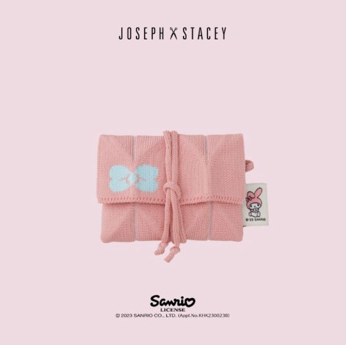 Joseph And Stacey - Lucky Pleats Knit Card Wallet