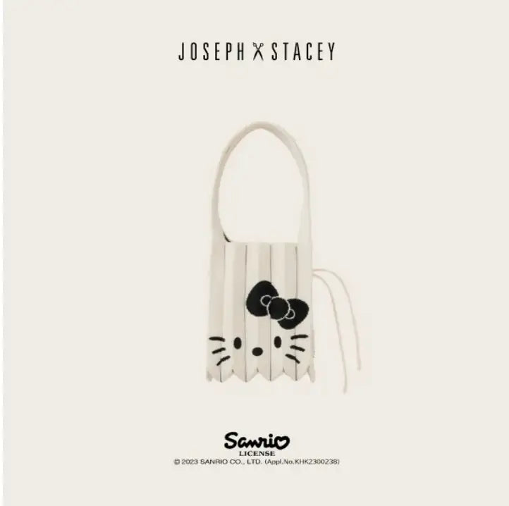 Joseph And Stacey - Lucky Pleats Knit Small Bag - Joseph And Stacey - Accessories, Bag - Harumio