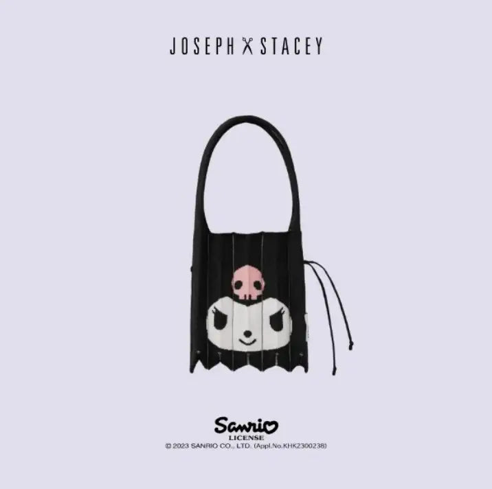 ショルダーバッグ・ポシェット [JOSEPH&STACEY] LUCKY PLEATS KNIT S KUROMI Joseph And Stacey - Lucky Pleats Knit Small Bag – Harumio