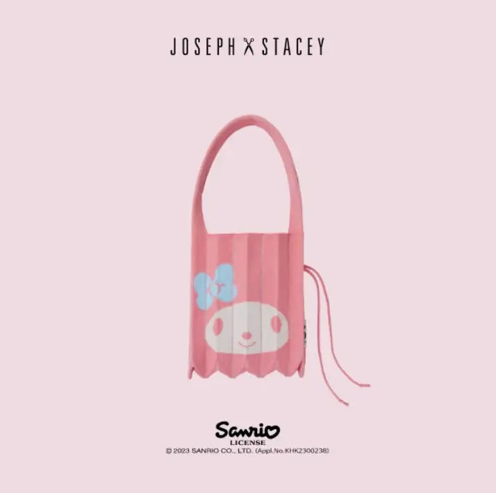 Joseph And Stacey - Lucky Pleats Knit Small Bag - Joseph And Stacey - Accessories, Bag - Harumio