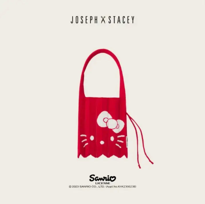 Joseph And Stacey - Lucky Pleats Knit Small Bag - Joseph And Stacey - Accessories, Bag - Harumio