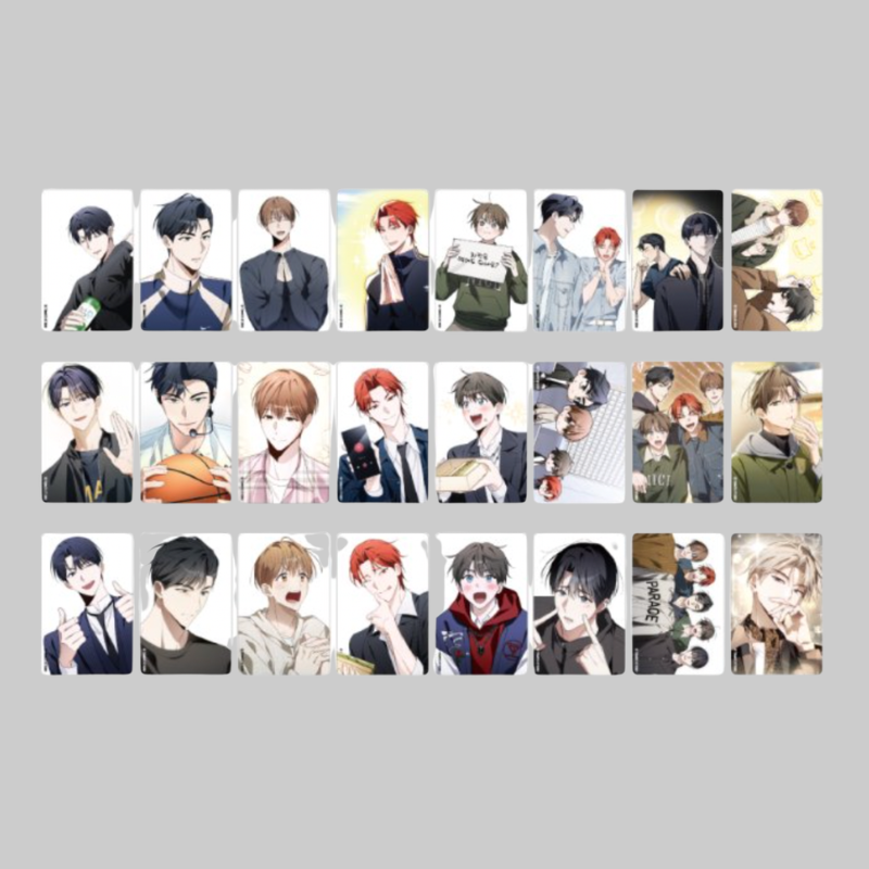 This premium transparent photocard set features exclusive artwork inspired by the SUMMER POP-UP event.