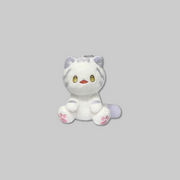 Bring the adorable world of The Black Leopard Family's Snow Leopard Baby: Bloom in the Garden to life with the Tiel Plush.
