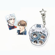 Melting Point X LEBOM - Acrylic Shaker Keyring