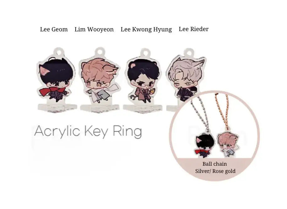 Missing Love: The Marrying Man x BeOn Cafe - Acrylic Keyring - BeOn - Keyrings - Harumio