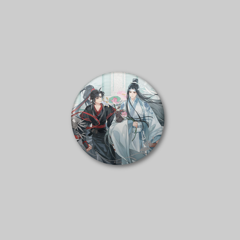 Add a stylish collectible to your collection with the Mo Dao Zu Shi x Mofun - Can Badge.