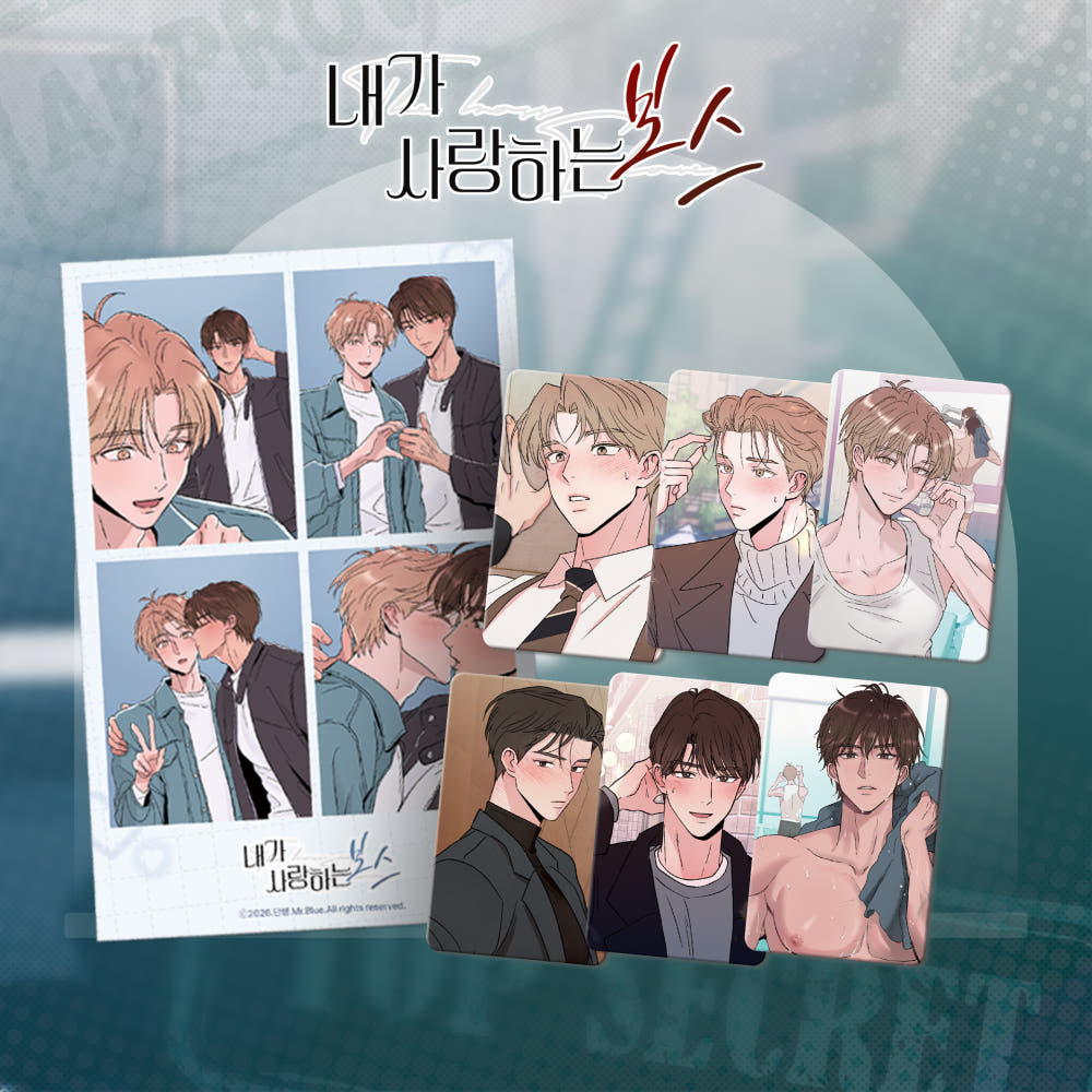 Inspired by the beloved manhwa series, this collectible photocard features beautifully printed character artwork from My Beloved Boss.