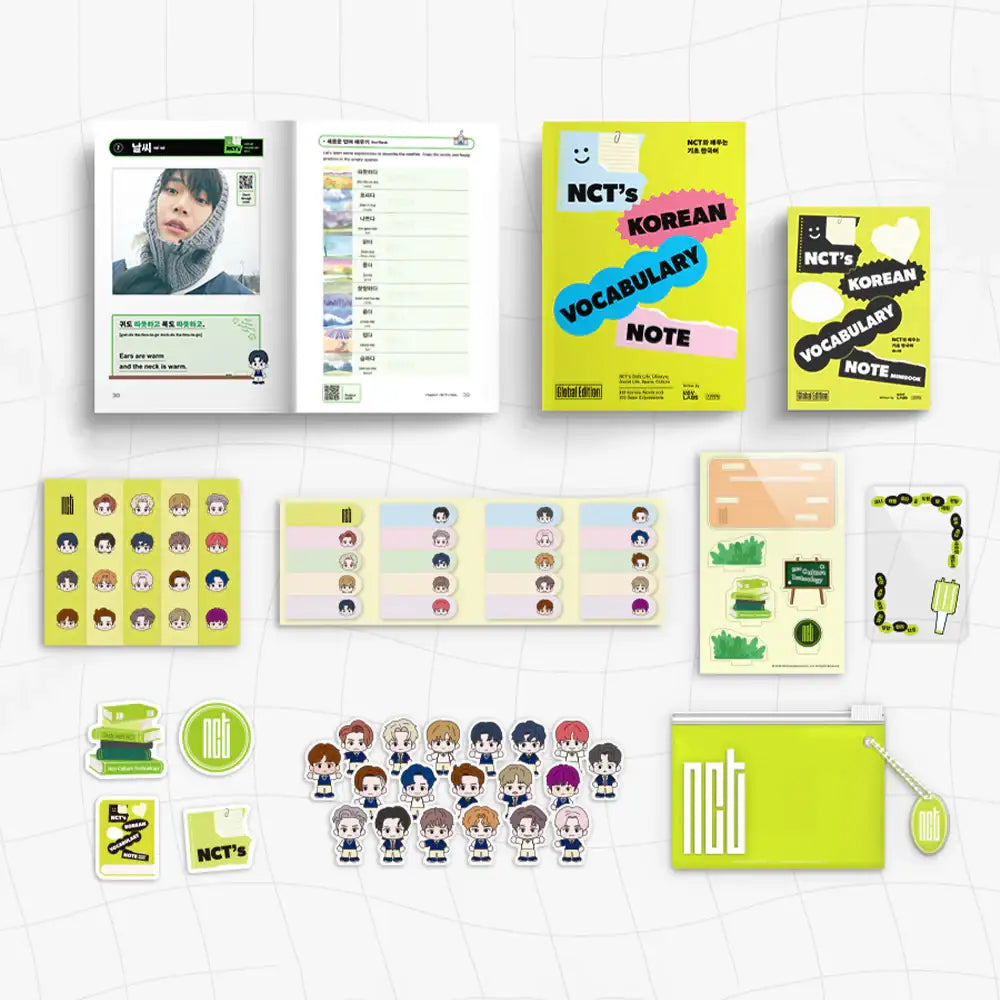 NCT - Korean Vocabulary Note - SM Entertainment - Book - Harumio