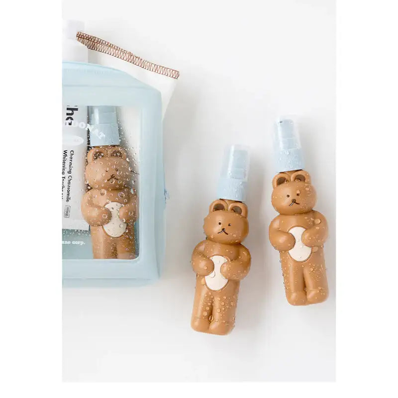 Romane - DONATDONAT Bear Travel Bottle Set - Romane - Travel Container - Harumio