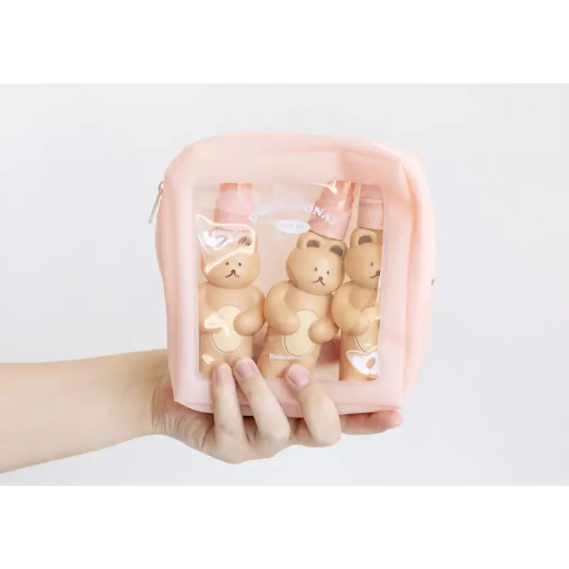 Romane - DONATDONAT Bear Travel Bottle Set - Romane - Travel Container - Harumio