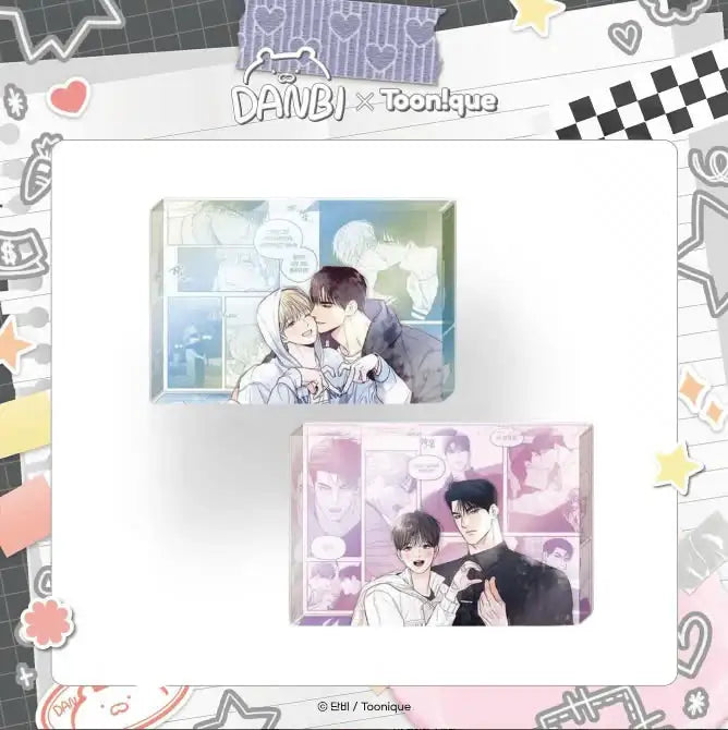 No Love Zone & Gig of the Day - Acrylic Block - Toon!que - Acrylic Block - Harumio