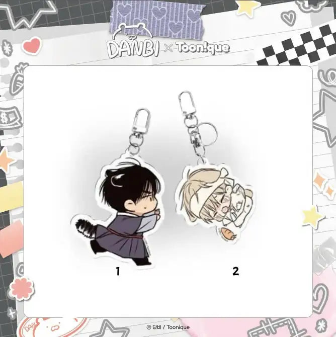 No Love Zone - SD Acrylic Keyring - Toon!que - Acrylic Keyring - Harumio