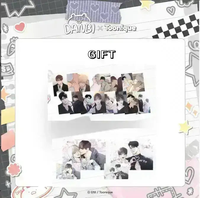 No Love Zone & Gig of the Day - Postcard Book Set - Toon!que - Postcard Book - Harumio