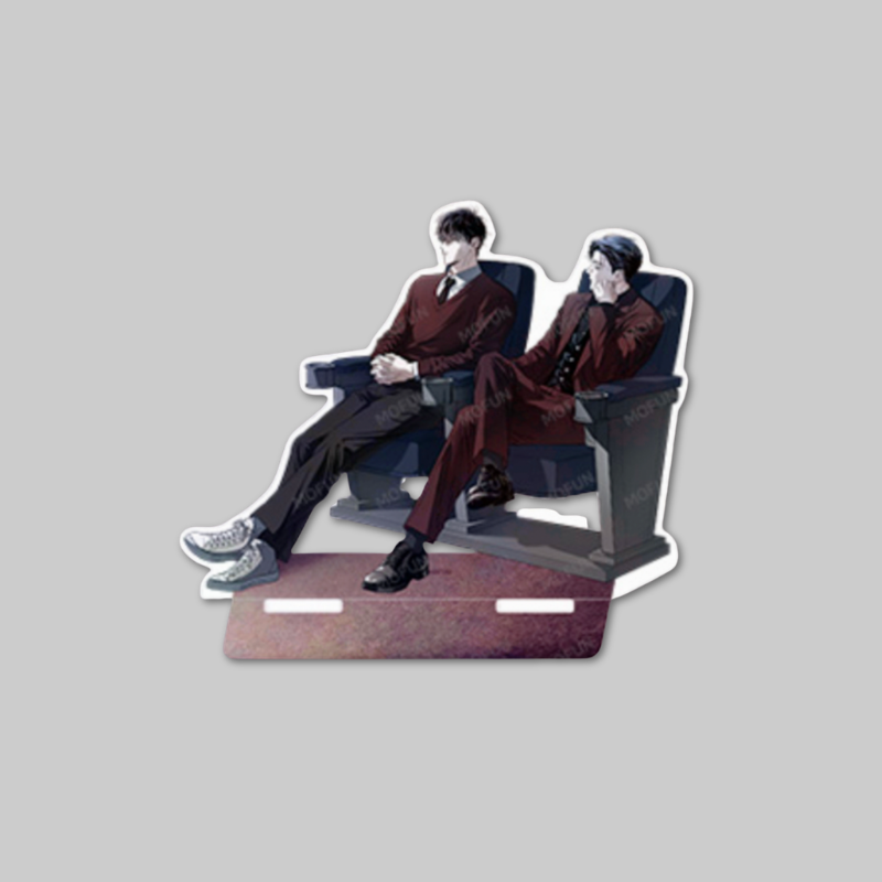 Created as part of the Odd Love x Mofun collaboration, this collectible acrylic stand features character artwork inspired by the captivating world of Odd Love.
