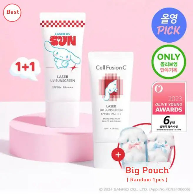 Cell Fushion C x Sanrio Characters - Sunscreen - Olive Young - Sunscreen - Harumio