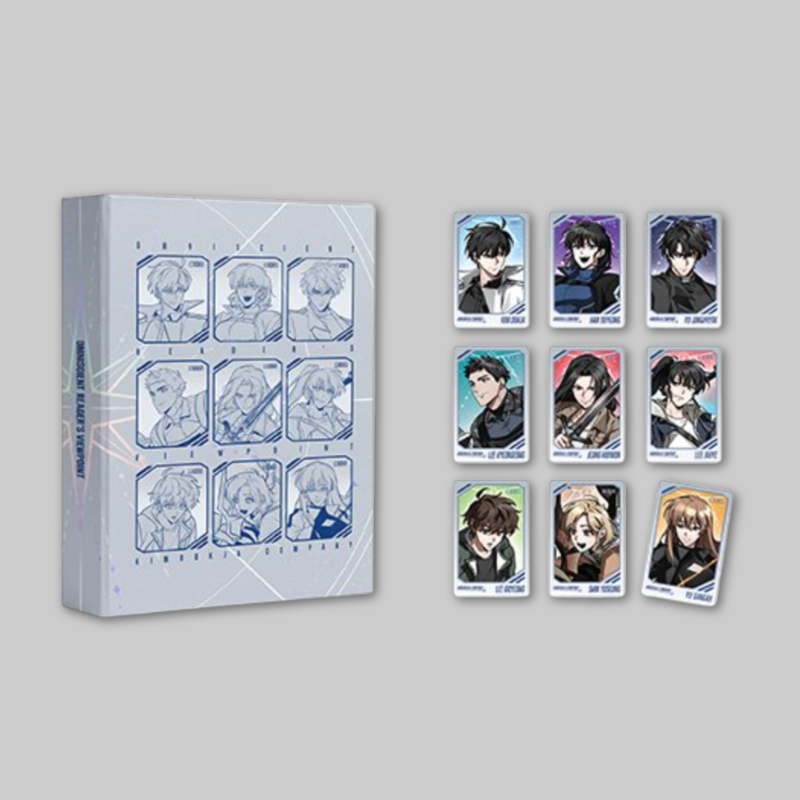Designed with exclusive Midsummer Cruise artwork inspired by Omniscient Reader's Viewpoint, this premium binder set provides a stylish way to store and protect photocards, postcards, stickers, and other treasured keepsakes.