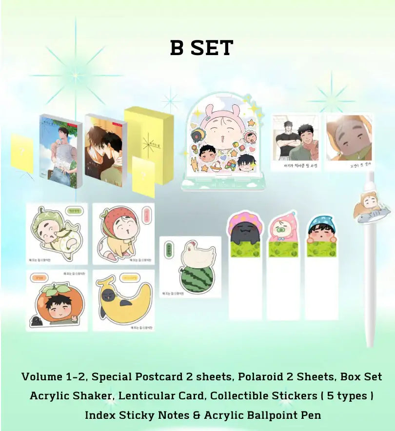 Our Sunny Days - Manhwa & Merchandise Season 1