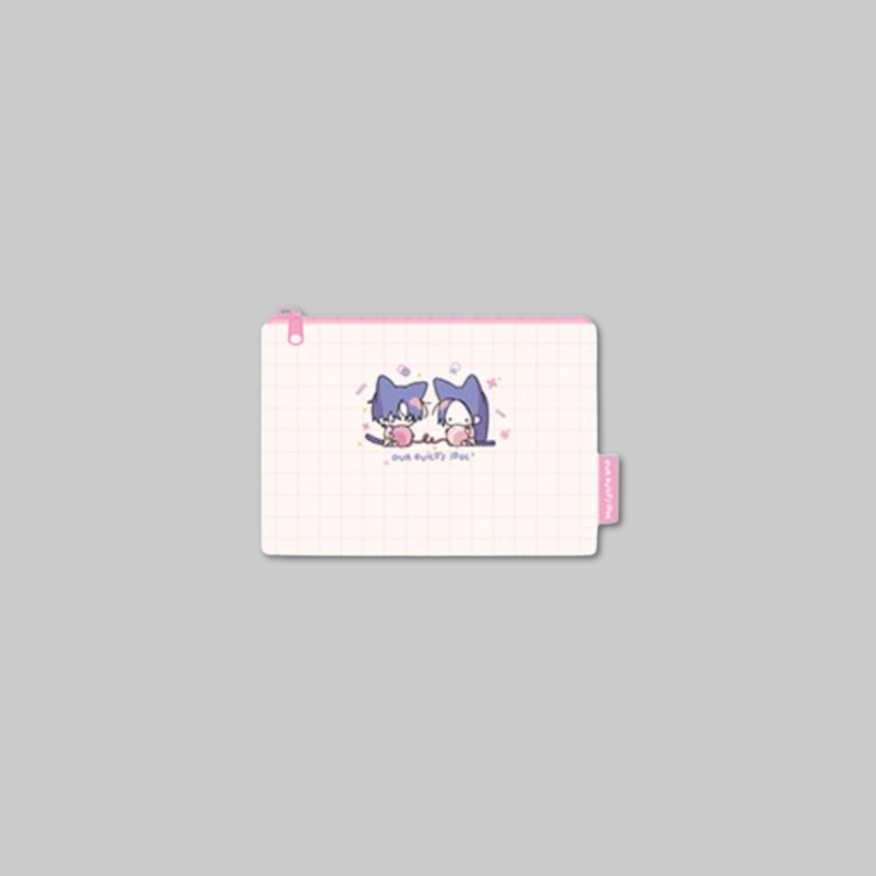 Keep your everyday essentials neatly organized with the official Our Guild Idol Pop-Up – Canvas Pouch.
