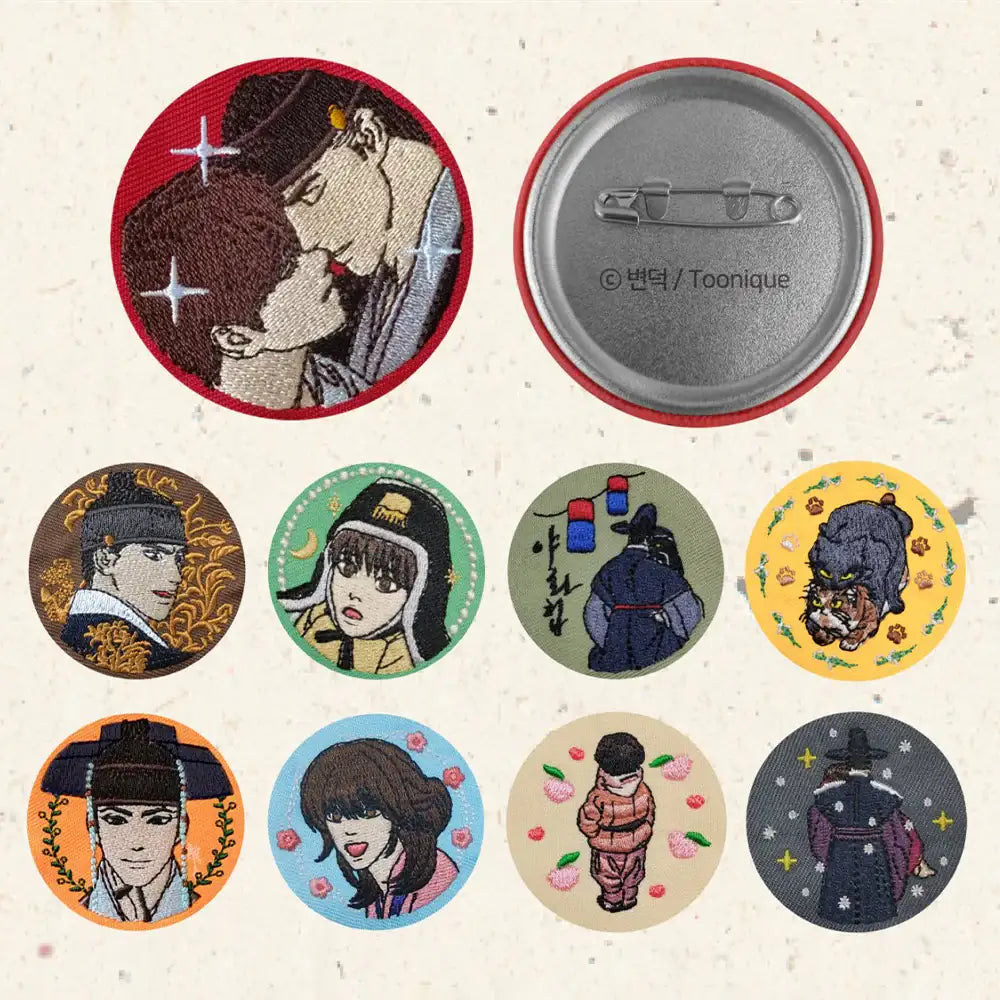 Painter of the Night x Toonique - Embroidered Can Badge - Toon!que - Can Badge - Harumio