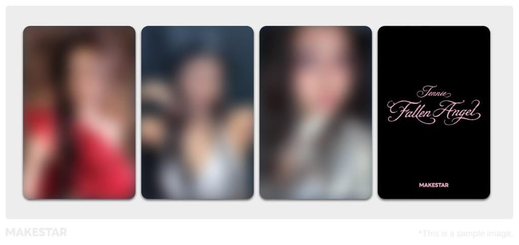 Jennie: Fallen Angel - Physical EP Photocard Event