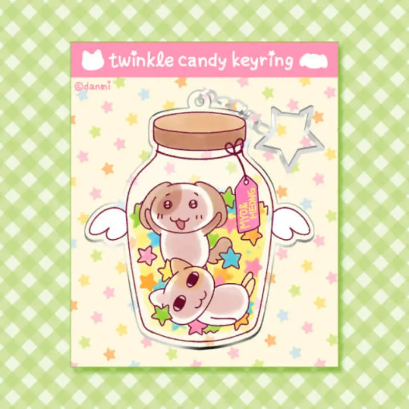 Myonyang & Meonggu's Bakery - Twinkle Candy Keyring - YourMana - Keyring - Harumio