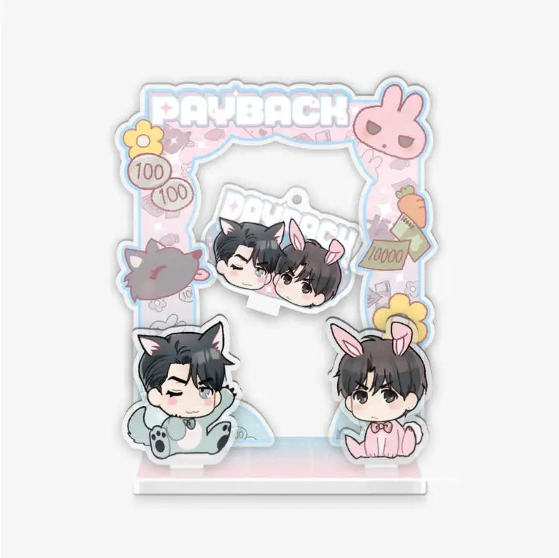Payback Pop Up Store - Photocard Stand - Lezhin - Acrylic Stand - Harumio