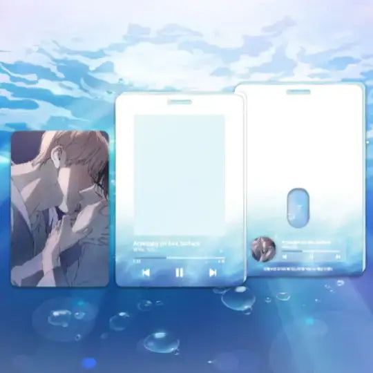 Arpeggio On Sea Surface X BeOn - Acrylic Photocard Holder Set - BeOn Cafe - Photocard Holder - Harumio