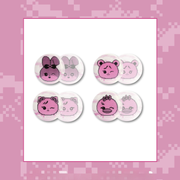 BLACKPINK × TAMAGOTCHI - Lenticular Pin Button (Random)