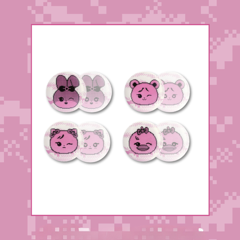BLACKPINK × TAMAGOTCHI - Lenticular Pin Button (Random)