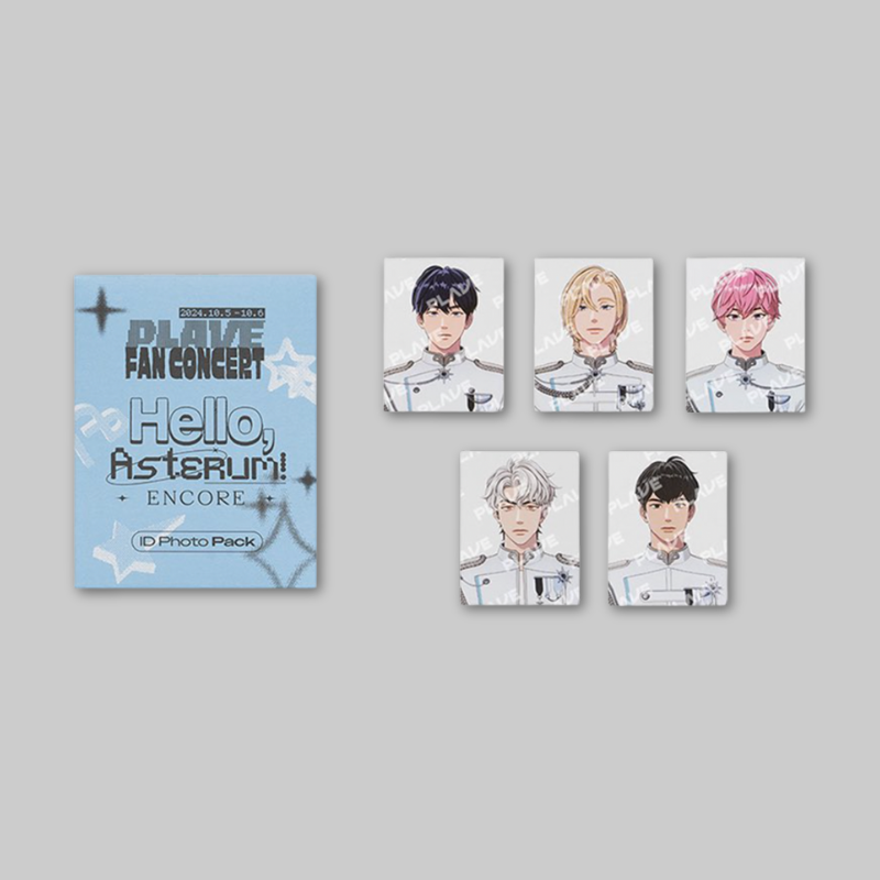 Commemorate PLAVE's unforgettable 1st Fancon with the official ID Photo Pack.