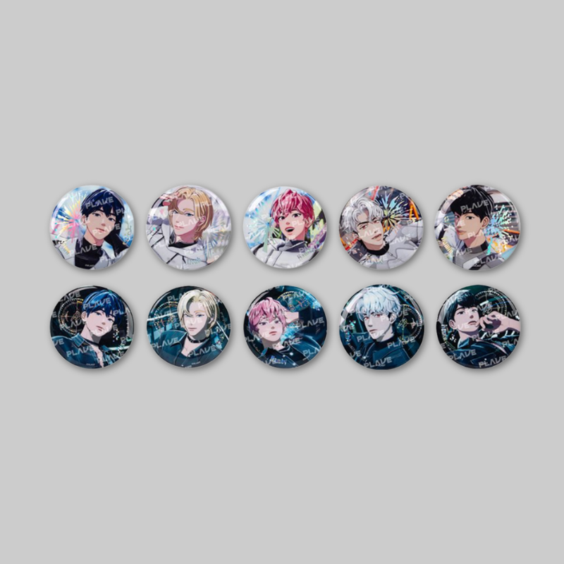 Collect and trade your favorite PLAVE members with the official Dash Trading Can Badge.