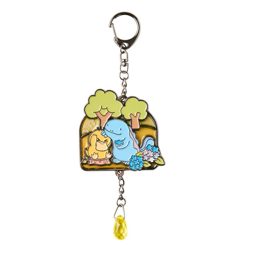 Pokémon - Psyduck in the Rain Suncatcher Keyring