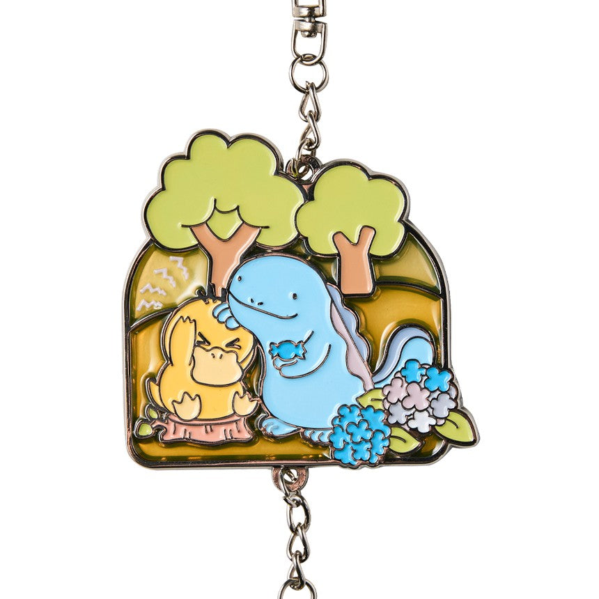 Pokémon - Psyduck in the Rain Suncatcher Keyring