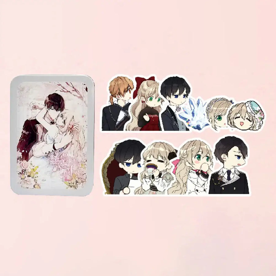 The Viridescent Tiara x BeOn - Tin Case + Sticker Pack - BeOn Cafe - Sticker - Harumio