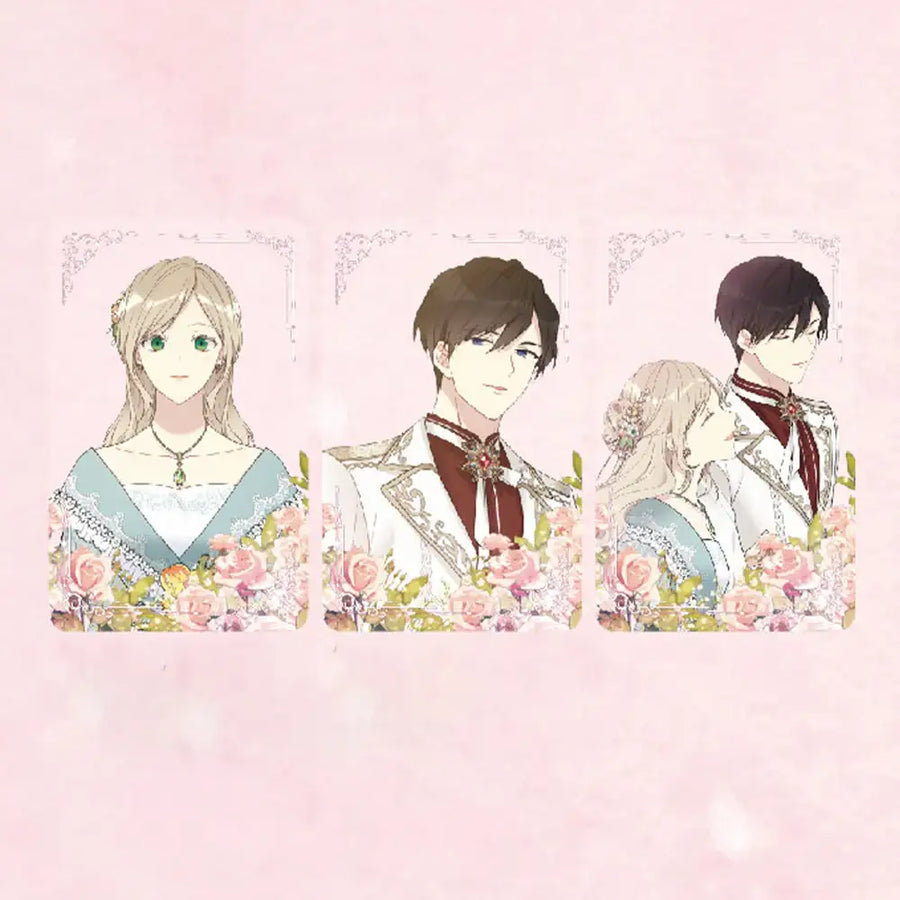 The Viridescent Tiara x BeOn - Transparent Photo Card 3P Set - BeOn Cafe - Photocard - Harumio