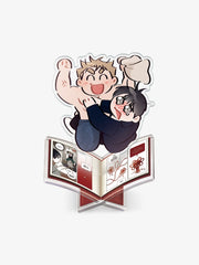 Inspired by the beloved manhwa series, this collectible acrylic stand features a creative pop-up book-inspired design that beautifully showcases exclusive Red Thread Quest artwork.