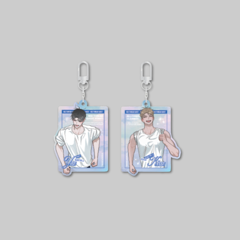 Red Thread Quest: Pop-Up Store - Holographic Acrylic Keyring