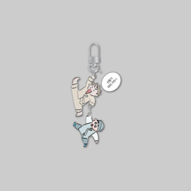 Created for the pop-up collection, this collectible acrylic keyring features exclusive character artwork and a linked design that adds extra visual appeal.