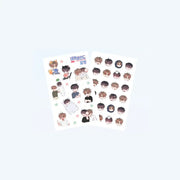 Nevermind Darling X BeOn - Removable Deco Sticker 2P Set - BeOn Cafe - Sticker - Harumio