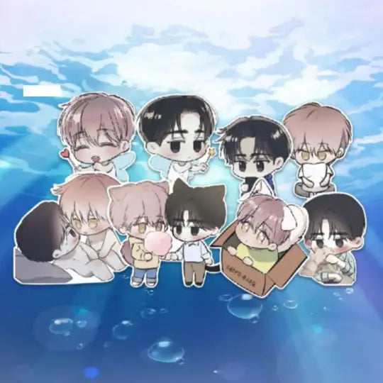Arpeggio On Sea Surface X BeOn - Removable Sticker Pack - BeOn Cafe - Stickers - Harumio