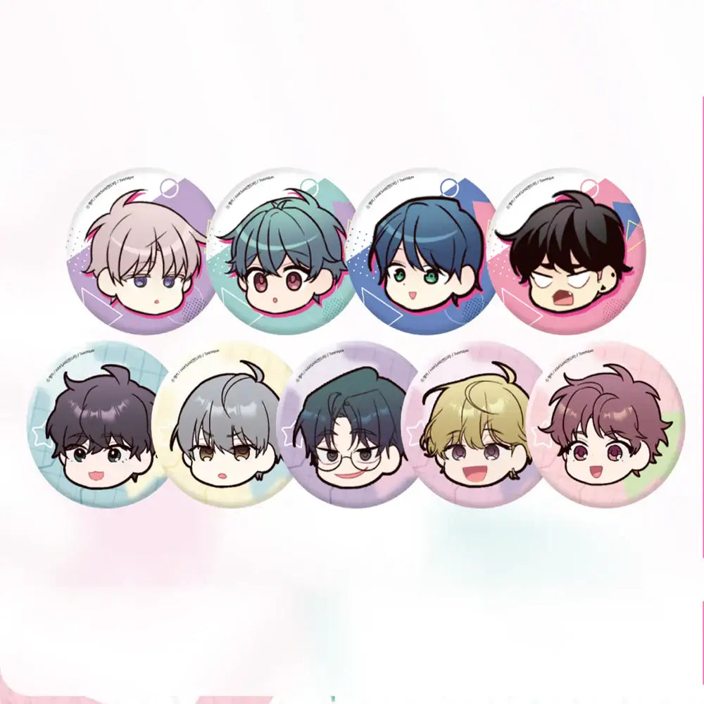 Robber x Lover x Merry Marbling x Toonique - Illustration Can Badge (Random) - Toon!que - Can Badge - Harumio